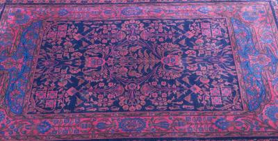 Antique Machester Kashan Rug 3 4 x 5 0 