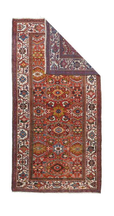 Antique Mahal Rug 4 6 x 8 8 