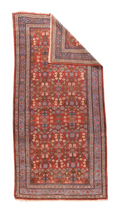Antique Mahal Rug 5 3 x 10 6 