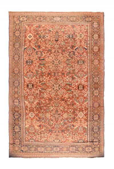 Antique Mahal Soultanabad Rug 12 7 x 19 8 