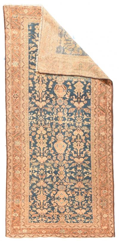 Antique Mahal Sultanabad Rug 42 x 94
