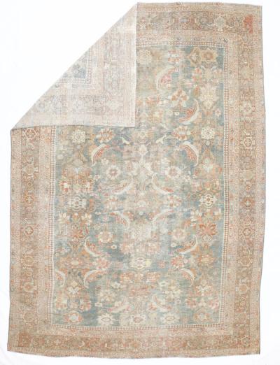 Antique Mahal Sultanabad Rug 8 4 x 11 11 