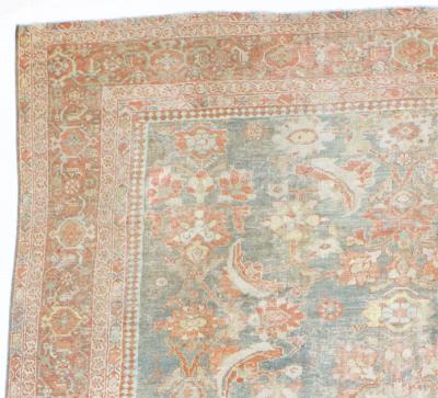 Antique Mahal Sultanabad Rug 8 4 x 11 11 