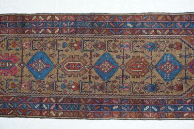 Antique Malayer Rug 3 4 x 9 0 