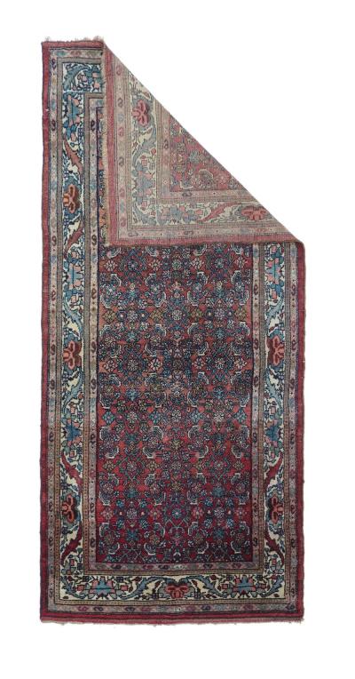Antique Malayer Rug 34 x 72