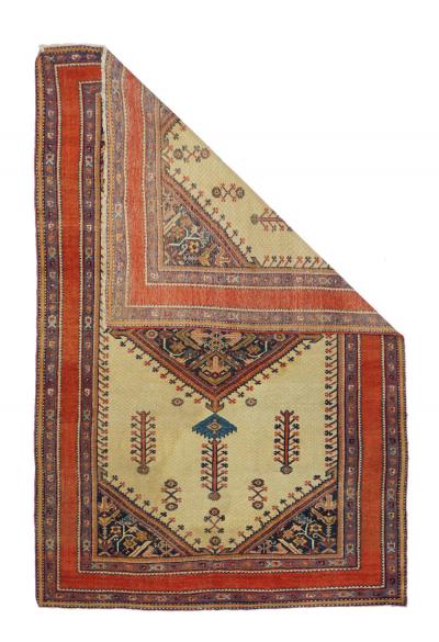 Antique Malayer Rug 4 2 x 6 8 