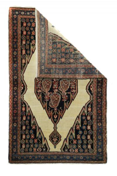 Antique Malayer Rug 4 4 x 6 10 