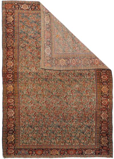 Antique Malayer Rug 4 4 x 6 2 