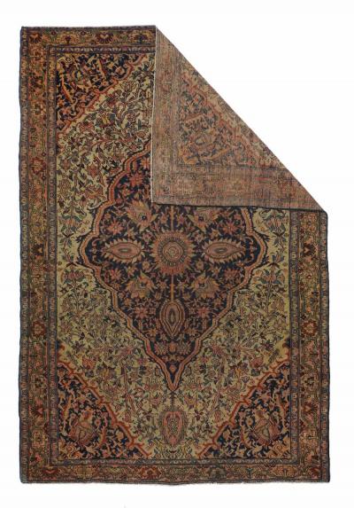 Antique Malayer Rug 4 7 x 6 8 