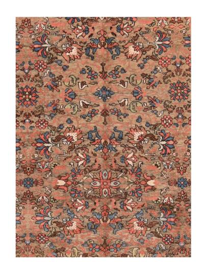 Antique Malayer Rug 5 10 x 13 10 