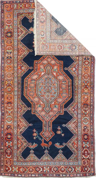 Antique Malayer Rug 5 2 x 10 2 