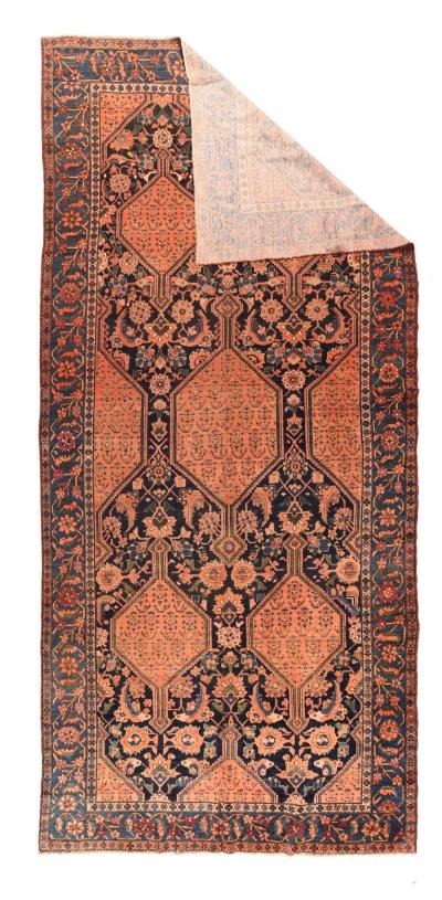 Antique Malayer Rug 7 7 x 16 1 