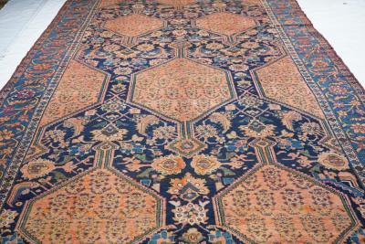 Antique Malayer Rug 7 7 x 16 1 