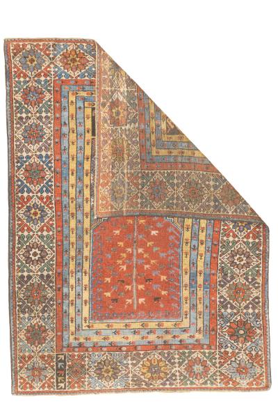 Antique Merkur mujar kirshehir Rug 38 x 410 