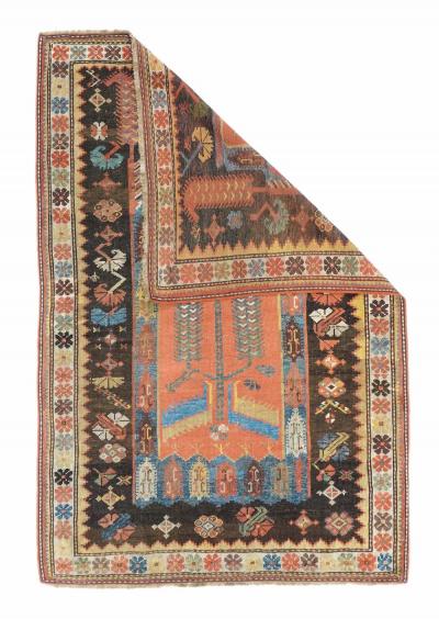 Antique Milas Rug 3 8 x 5 6 