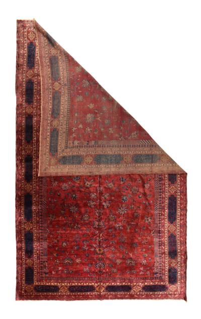 Antique Mohajeran Sarouk Rug 11 0 x 17 10 