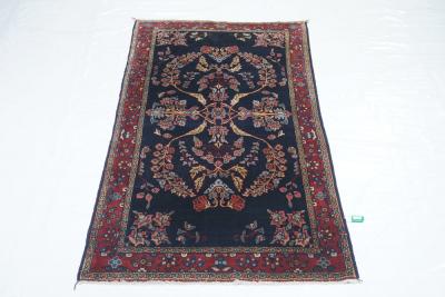 Antique Mohajeran Sarouk Rug 2 5 x 4 9 