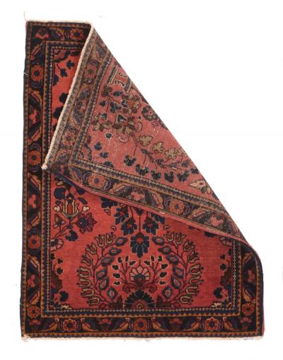 Antique Mohajeran Sarouk Rug 2 x 26
