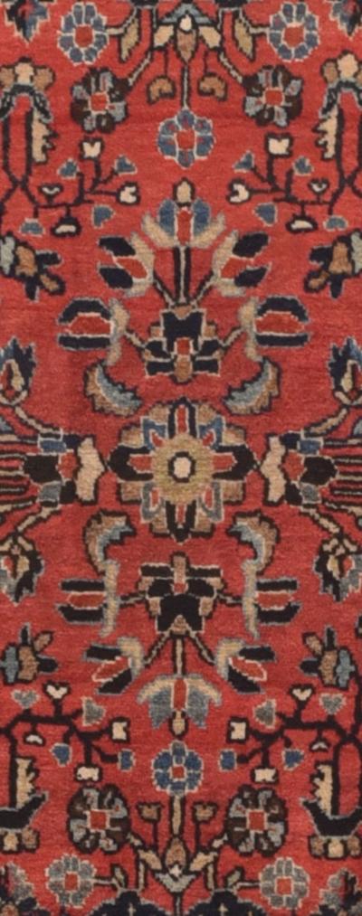 Antique Mohajeran Sarouk Rug 20 x 30 
