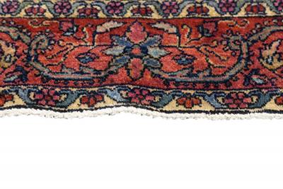 Antique Mohajeran Sarouk Rug 3 4 x 4 10 