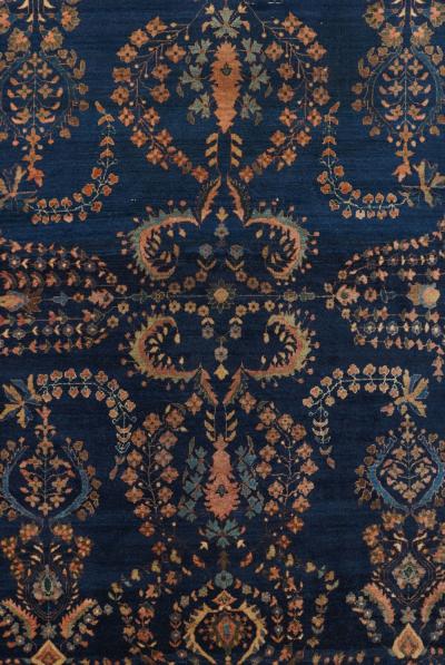 Antique Mohajeran Sarouk Rug 4 1 x 6 4 