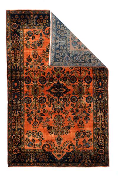 Antique Mohajeran Sarouk Rug 42 x 65