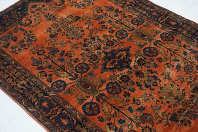 Antique Mohajeran Sarouk Rug 42 x 65