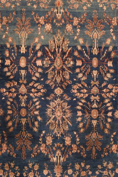 Antique Mohajeran Sarouk Rug 8 7 x 12 5 