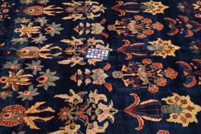 Antique Mohajeran Sarouk Rug 9 5 x 13 5 