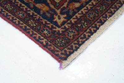 Antique Mohtasham Kashan Rug 4 2 x 6 6 