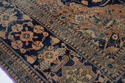 Antique Mohtasham Kashan Rug 4 4 x 6 7 