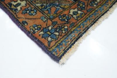 Antique Mohtasham Kashan Rug 4 5 x 6 7 