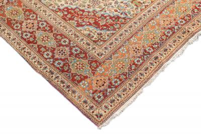 Antique Mohtasham Kashan Rug 4 5 x 7 3 