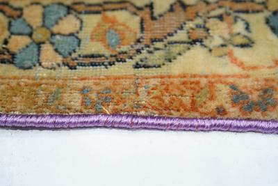 Antique Mohtasham Kashan Rug 4 7 x 6 7 