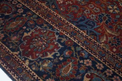 Antique Mohtasham Kashan Rug 42 x 67