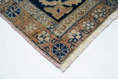 Antique Mohtasham Kashan Rug 6 11 x 10 2 