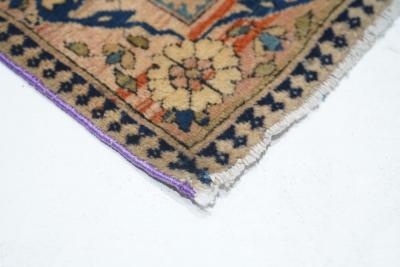 Antique Mohtasham Kashan Rug 7 3 x 9 10 
