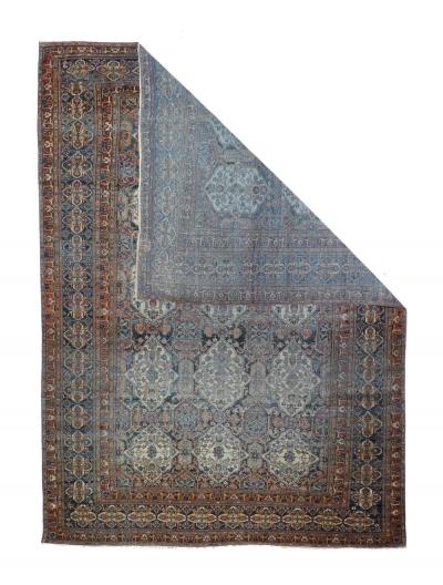 Antique Mohtasham Kashan Rug 7 5 x 10 1 