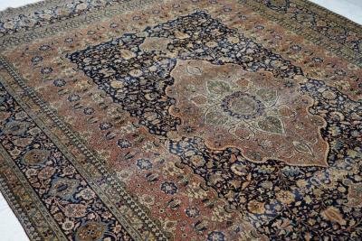 Antique Mohtasham Kashan Rug 7 8 x 10 4 