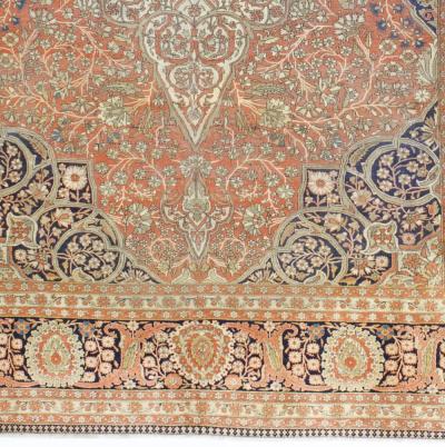Antique Mohtasham Kashan Rug 8 4 x 11 4 
