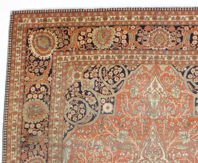 Antique Mohtasham Kashan Rug 8 4 x 11 4 