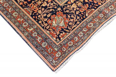 Antique Mohtasham Kashan Rug 8 7 x 11 4 