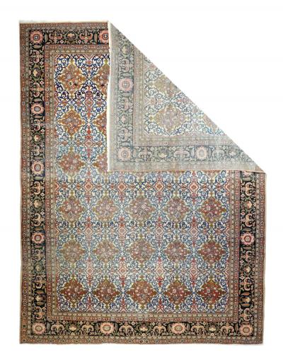 Antique Mohtasham Kashan Rug 9 11 x 13 0 