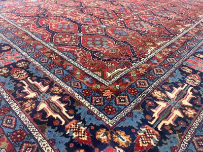 Antique Mohtasham Rug 10 5 x 13 1 