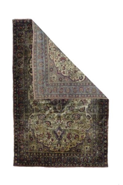 Antique Mohtasham Rug 3 11 x 6 2 