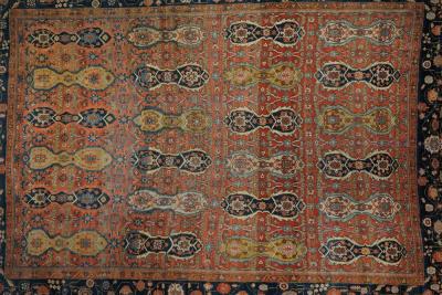 Antique Mohtasham Rug 9 3 x 12 11 
