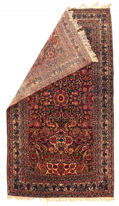 Antique Nain Toudeshk Rug 49 x 85