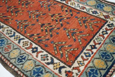 Antique North West Persian Long Rug 2 4 x 8 4 