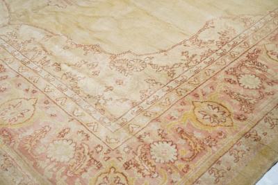 Antique Oushak Rug 10 5 x 13 8 