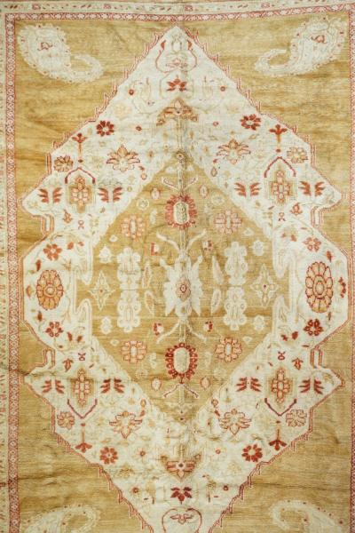 Antique Oushak Rug 10 x 13 5 